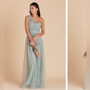 BIRDY GREY Sage Green Convertible Bridesmaid Dress XS